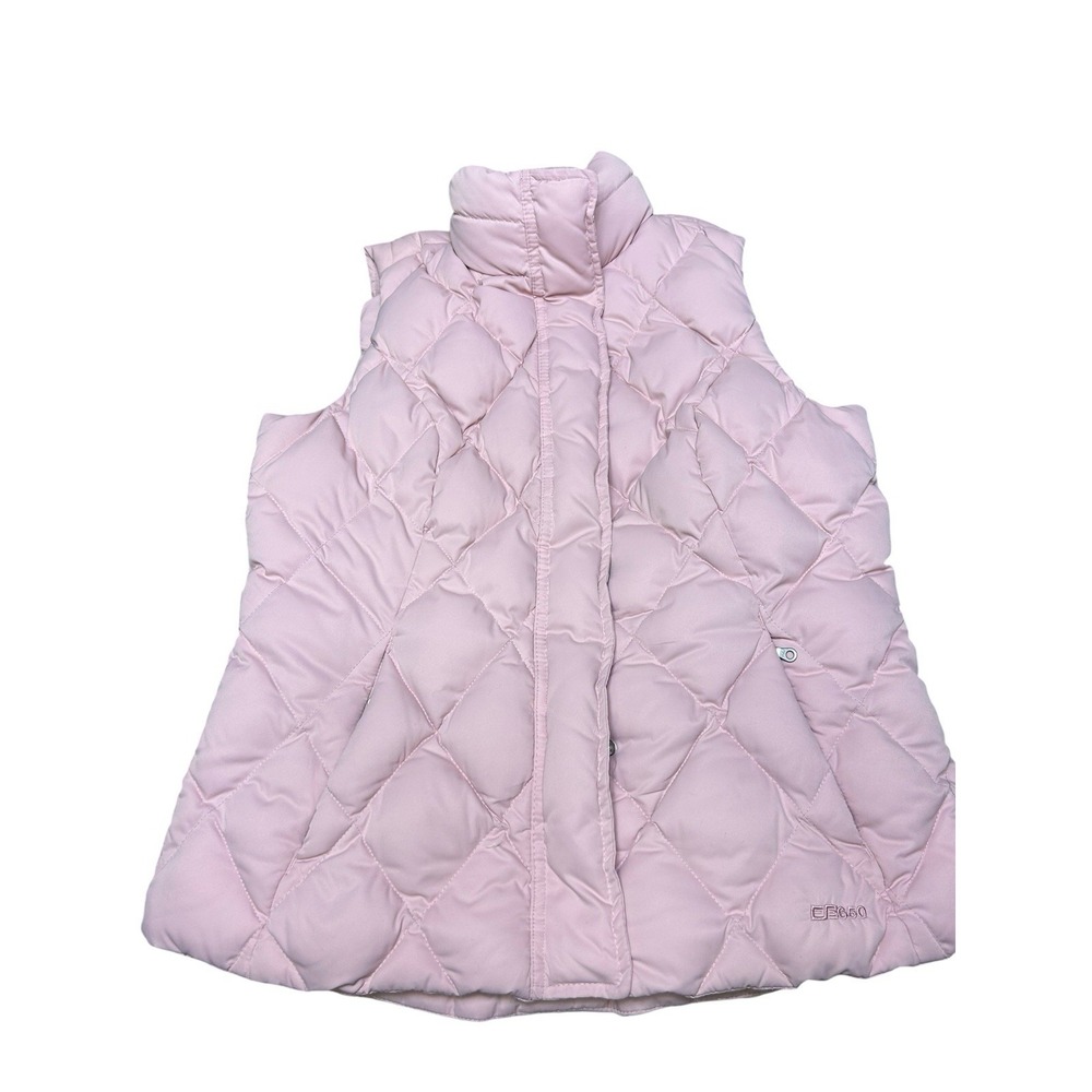 Eddie Bauer EB650 Goose Down Puffer‎ Vest Women's Size Medium Soft Pink